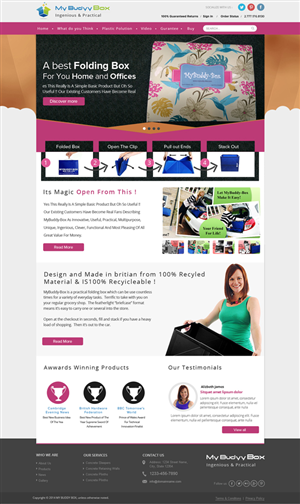 Web Design par farzan.teslavault pour ShoppaBox Ltd | Design : #5142942