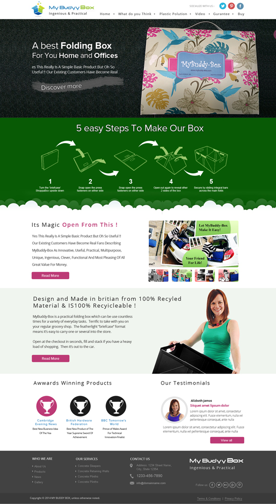 Web Design by farzan.teslavault for ShoppaBox Ltd | Design #5142951