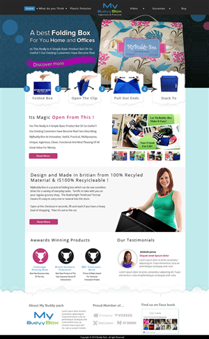 Web Design par farzan.teslavault pour ShoppaBox Ltd | Design : #5142955