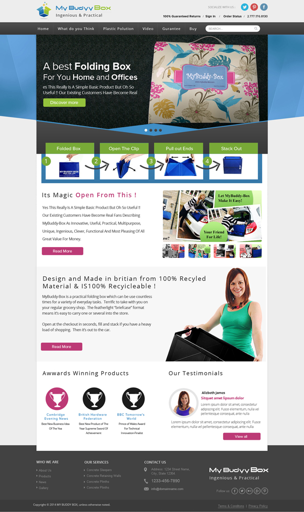 Web Design by farzan.teslavault for ShoppaBox Ltd | Design #5142974