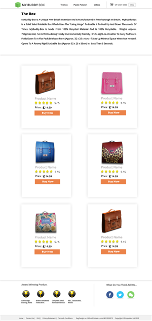 Web Design par Shinas pour ShoppaBox Ltd | Design : #5169900