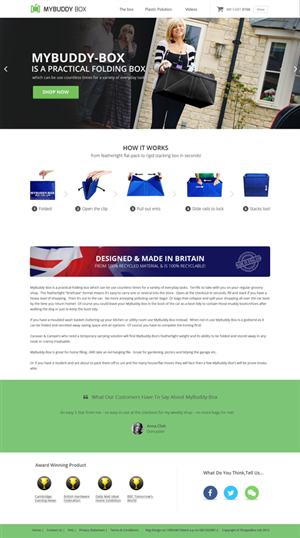 Web Design by Shinas for ShoppaBox Ltd | Design #5354651