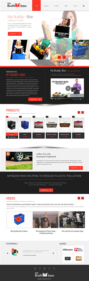Web Design by Karthik_Designer for ShoppaBox Ltd | Design: #5227759