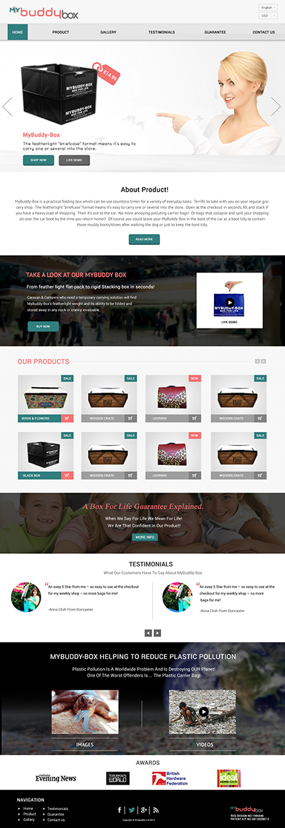 Web Design by Karthik_Designer for ShoppaBox Ltd | Design #5227761