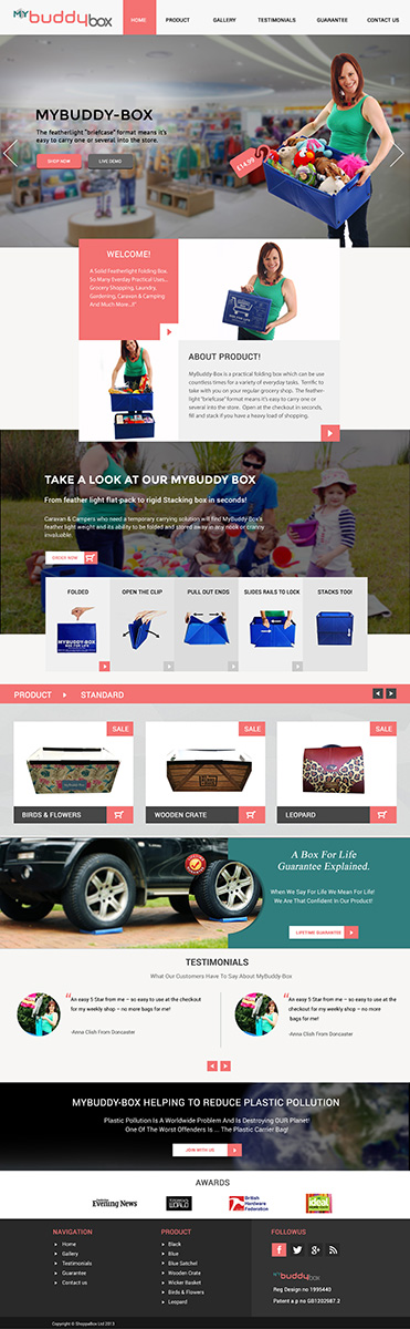 Web Design by Karthik_Designer for ShoppaBox Ltd | Design #5227765