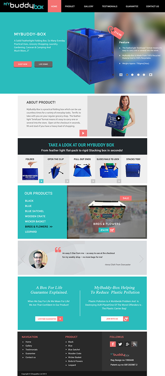 Web Design by Karthik_Designer for ShoppaBox Ltd | Design #5227772