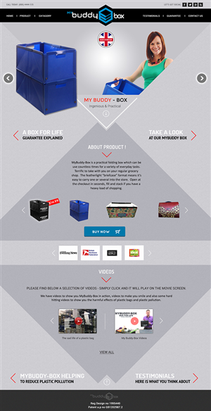 Web Design by Karthik_Designer for ShoppaBox Ltd | Design: #5227987
