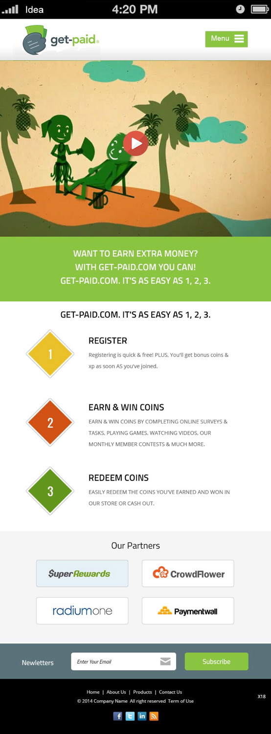 Web Design by pb for Gptreasure.com | Design #5120023