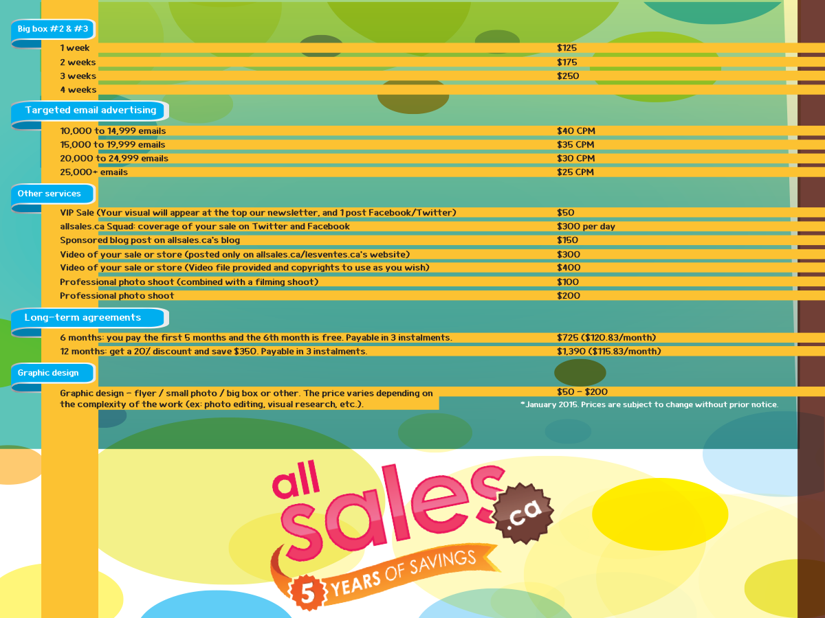 Card Design by I.M for Victoria 4B Inc. (lesventes.ca & allsales.ca) | Design #5187858