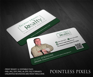 Business Card Design by Pointless Pixels India for Trophy Homes Realty, LLC | Design: #5195246