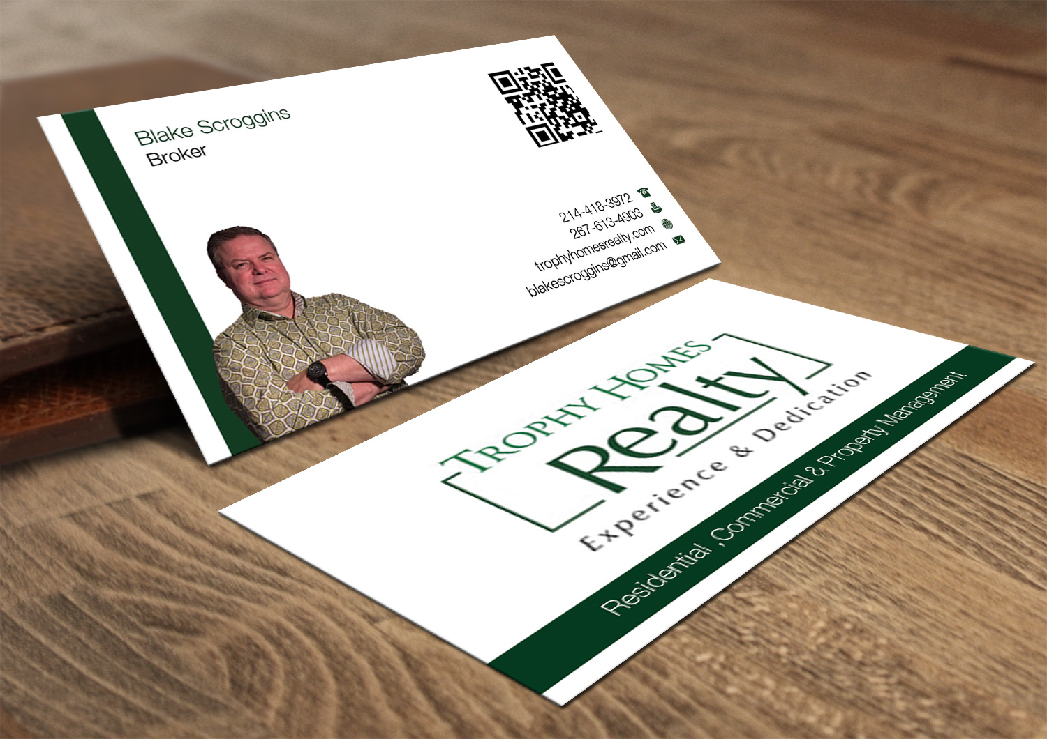 Business Card Design by Lanka Ama for Trophy Homes Realty, LLC | Design #5195181