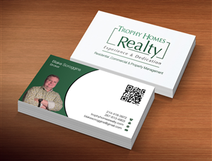 Business Card Design by Lanka Ama for Trophy Homes Realty, LLC | Design: #5195184