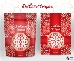 beehivee crispies snack packaging | Packaging Design by SofiaDesignStudio