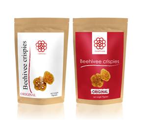 beehivee crispies snack packaging | Diseño de Empaque por 55rova