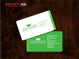 Healthy living company needs logo / business card
