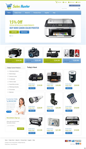Web Design by pb for saleshunter.my | Design: #1440588