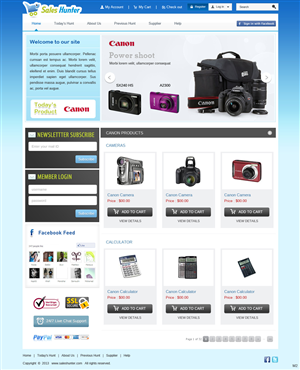Web Design by pb for saleshunter.my | Design: #1440591