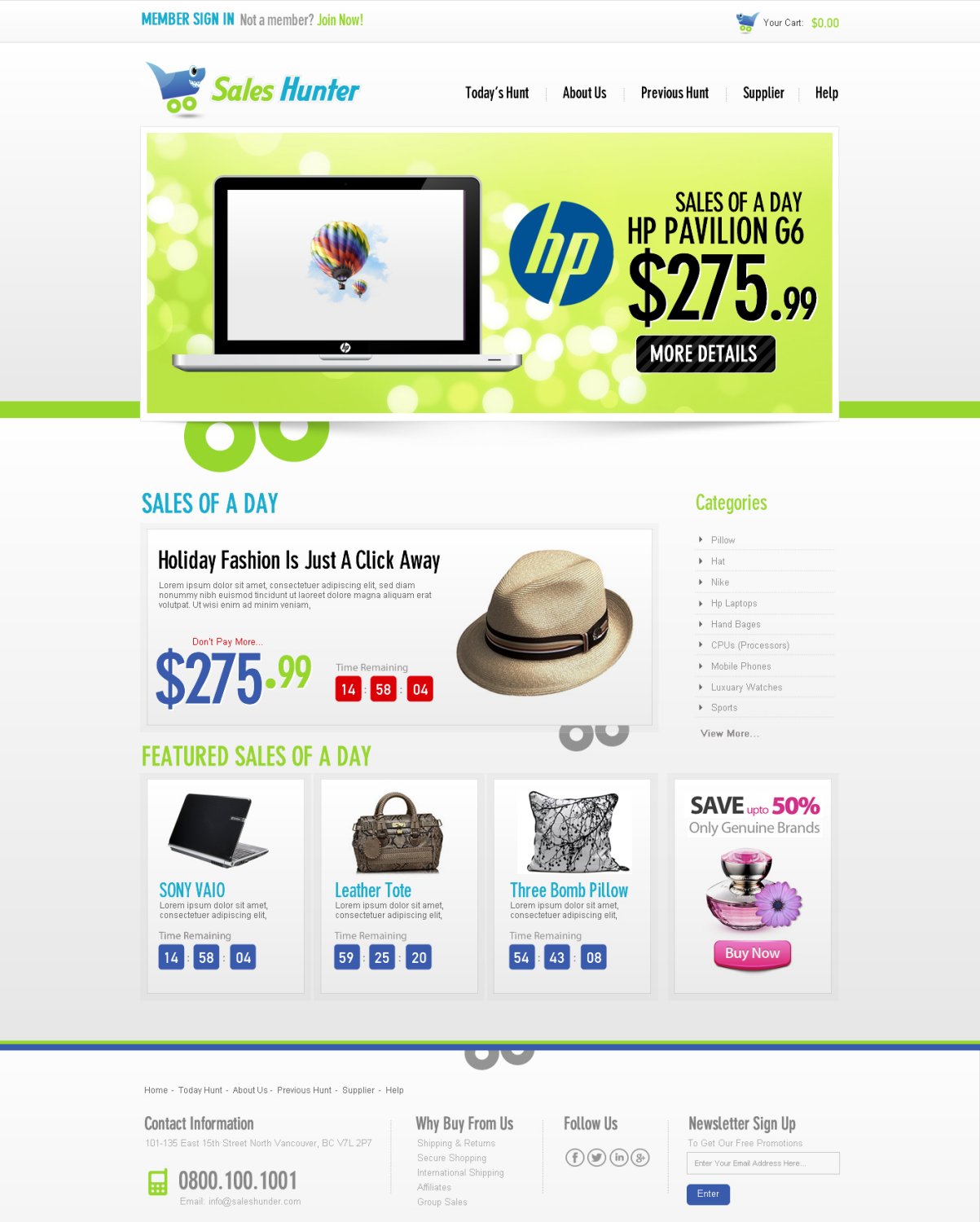Web Design par TechWise pour saleshunter.my | Design #1452511