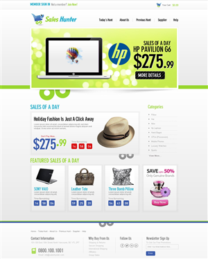 Web Design by TechWise for saleshunter.my | Design: #1452511