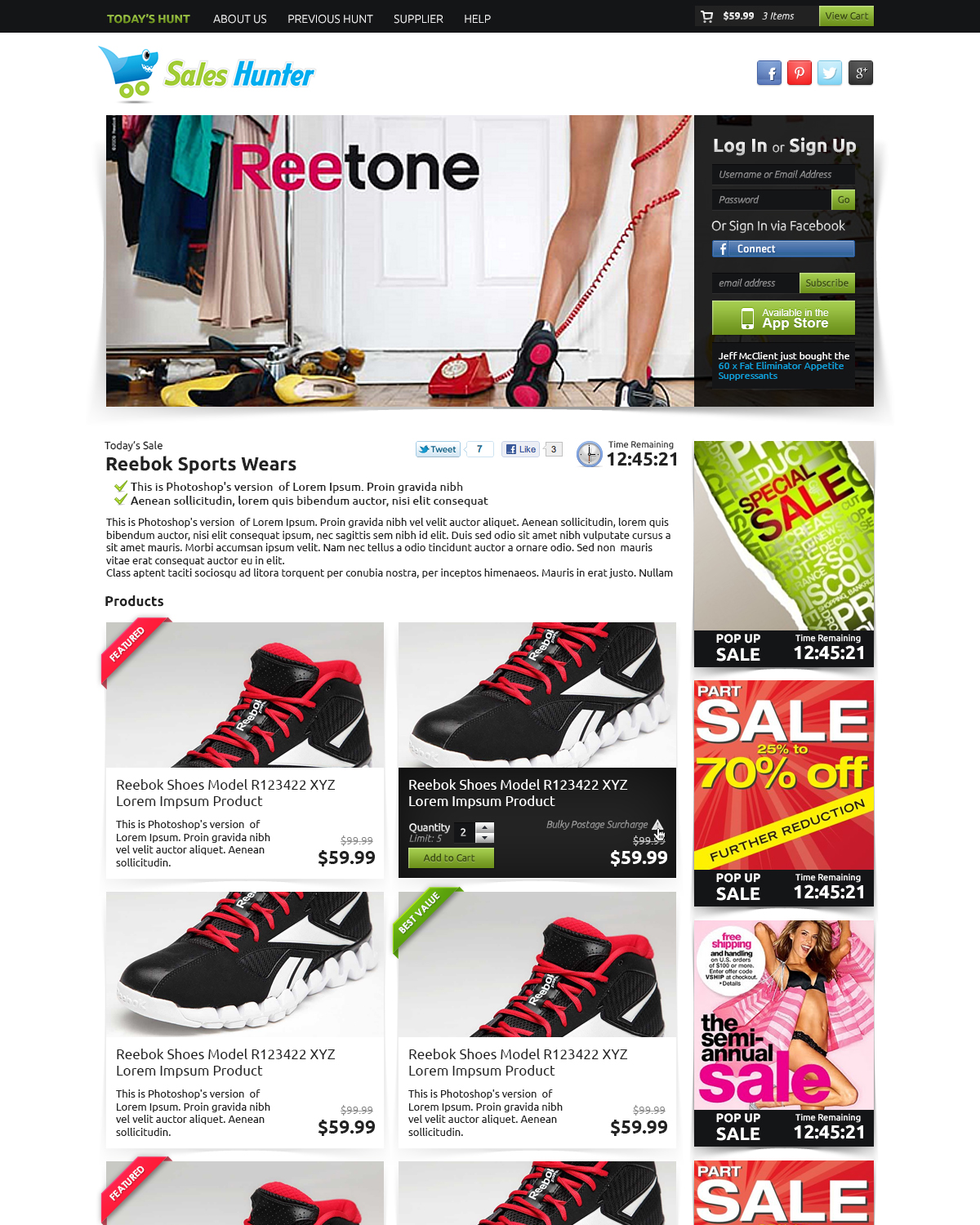 Diseño Web por WirePaper para saleshunter.my | Diseño #1465558