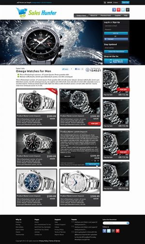 Web Design by WirePaper for saleshunter.my | Design: #1465826