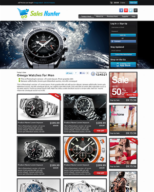 Web Design by WirePaper for saleshunter.my | Design: #1465858
