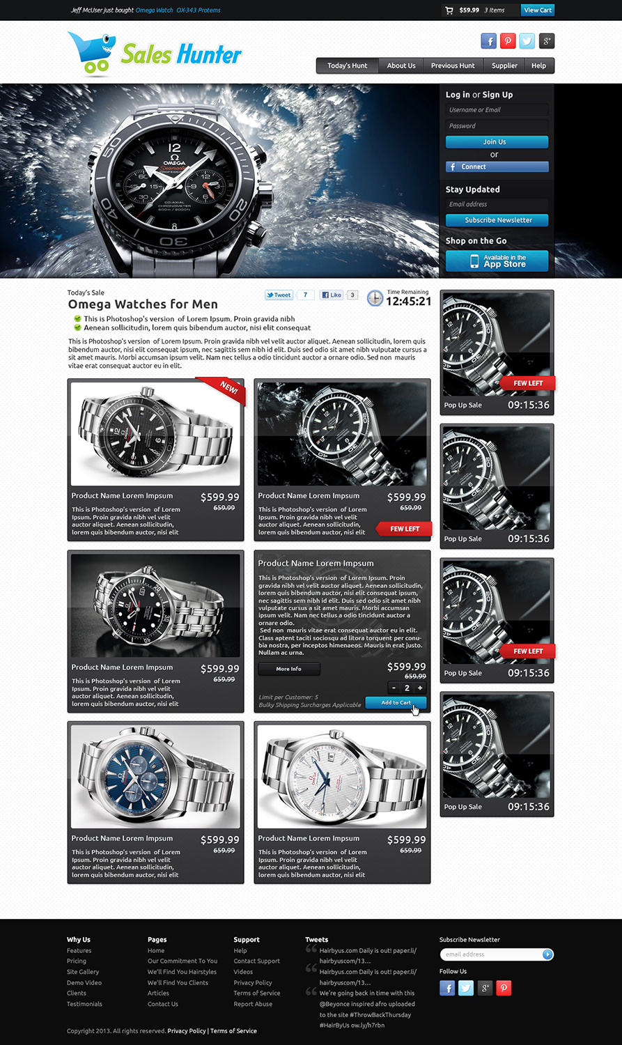 Diseño Web por WirePaper para saleshunter.my | Diseño #1465860