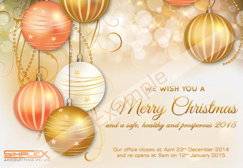 Greeting Card Design by sigitarrin for SIMPLEX ACCOUNTING PTY LTD | Design #5113859