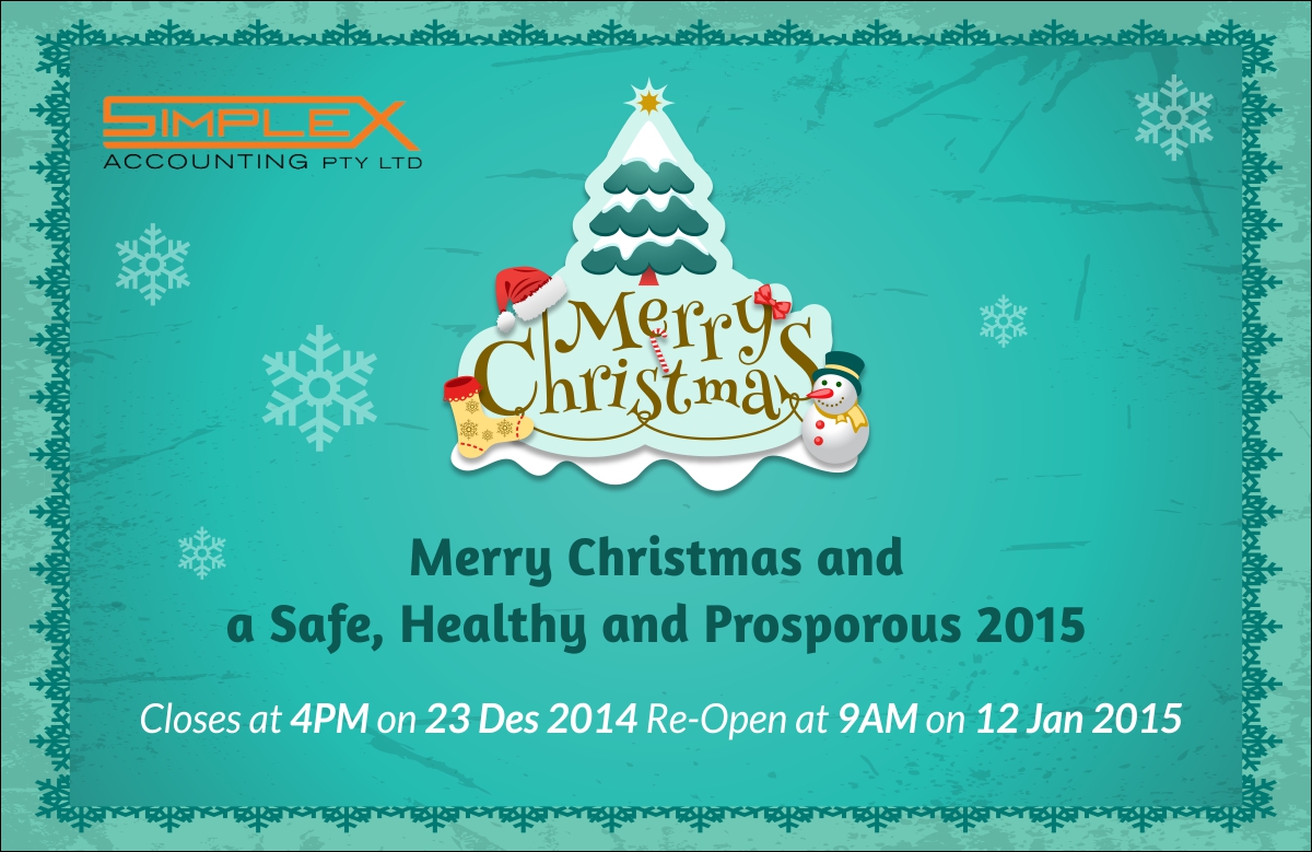 Diseño de Tarjeta de Felicitación por Danang Prastiawan para SIMPLEX ACCOUNTING PTY LTD | Diseño #5107864