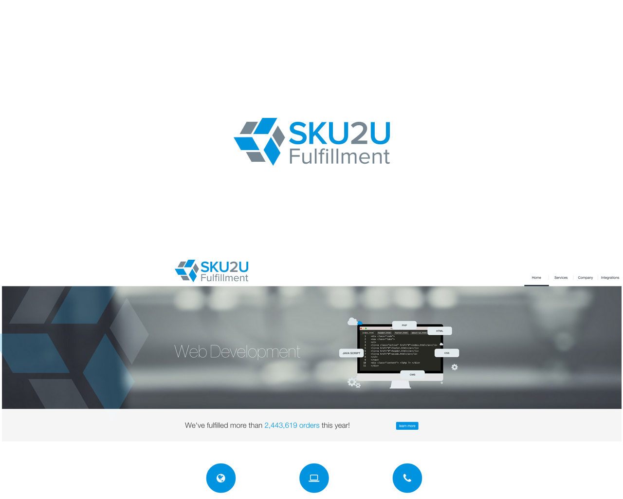 Diseño de Logo por damakyjr para SKU2U Fulfillment | Diseño #5427373