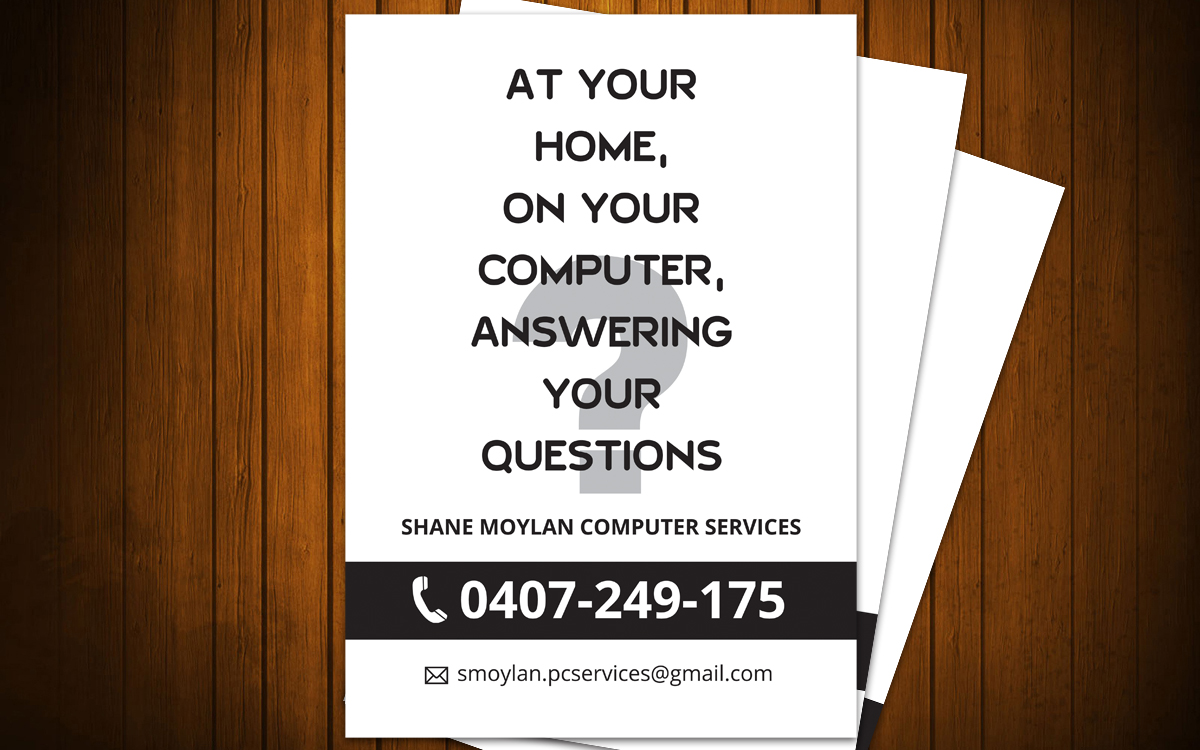 Flyer Design by Antony J for Shane Moylan Computer Services | Design #5126290