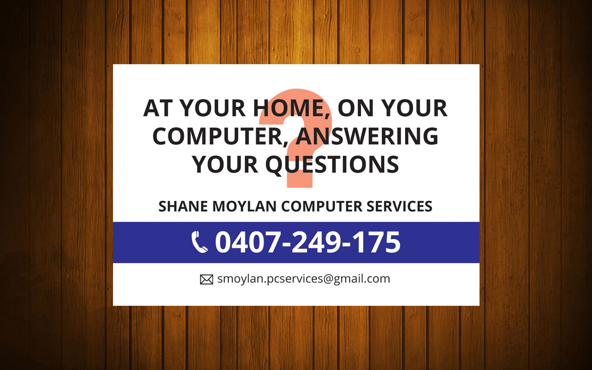Flyer Design by Antony J for Shane Moylan Computer Services | Design #5126294