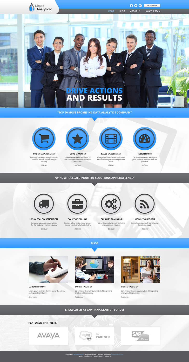 Web-Design von Impressive Solutions für dieses Projekt | Design #5159803