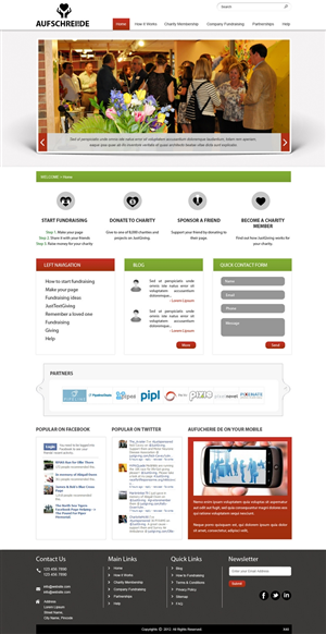 Web Design by pb for this project | Design: #1458911