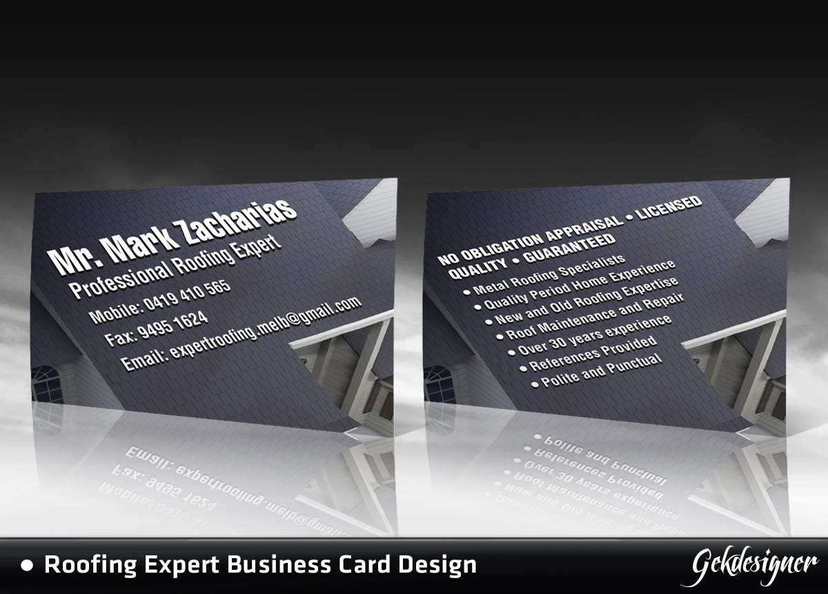 Business Card Design by gekgrfx for this project | Design #1431736
