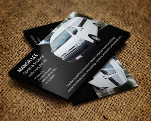 Business Card Design by bmaverick for Manor - Limousine & Coach Company | Design #1505011