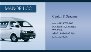Design de Carte de Visite par TS Designs pour Manor - Limousine & Coach Company | Design : #1522061