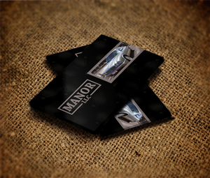 Business Card Design by diRtY.EMM for Manor - Limousine & Coach Company | Design: #1431592