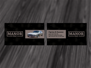 Design de Carte de Visite par diRtY.EMM pour Manor - Limousine & Coach Company | Design : #1442731