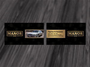 Design de Carte de Visite par diRtY.EMM pour Manor - Limousine & Coach Company | Design : #1442740