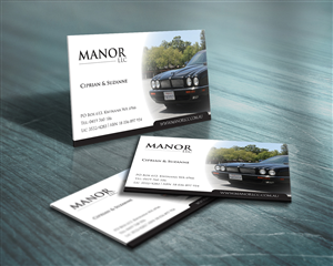 Design de Carte de Visite par Viktorijan pour Manor - Limousine & Coach Company | Design : #1450359