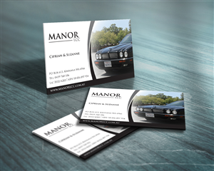 Design de Carte de Visite par Viktorijan pour Manor - Limousine & Coach Company | Design : #1450361