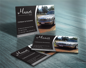 Business Card Design by Viktorijan for Manor - Limousine & Coach Company | Design: #1491069