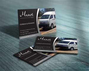Business Card Design by Viktorijan for Manor - Limousine & Coach Company | Design: #1493834