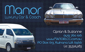 Design de Carte de Visite par Seon pour Manor - Limousine & Coach Company | Design : #1489406
