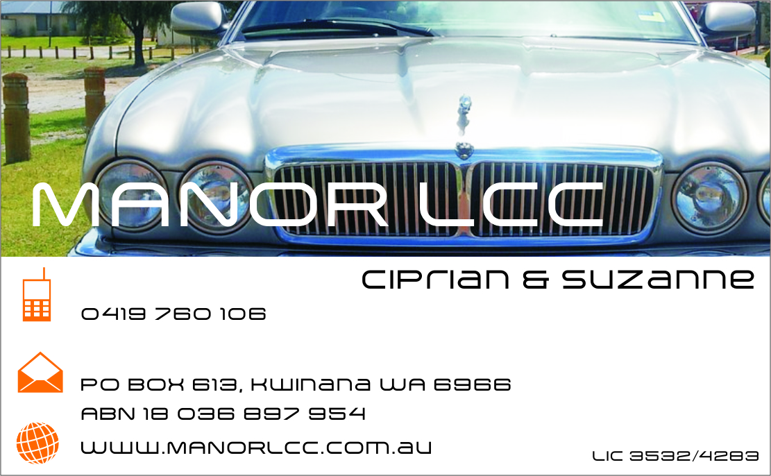 Business Card Design by R16 for Manor - Limousine & Coach Company | Design #1453395