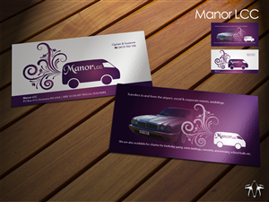 Business Card Design by sadzip for Manor - Limousine & Coach Company | Design #1452037