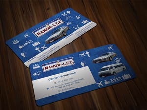 Design de Carte de Visite par Scorpius design pour Manor - Limousine & Coach Company | Design : #1440871