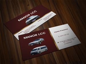 Design de Carte de Visite par Scorpius design pour Manor - Limousine & Coach Company | Design : #1451987