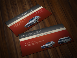 Business Card Design by Scorpius design for Manor - Limousine & Coach Company | Design: #1495616